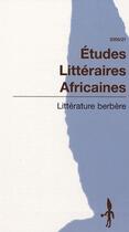 Couverture du livre « Littérature berbère 2006/21 » de Wip aux éditions Karthala