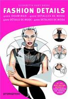 Couverture du livre « 4000 détails de mode : détails de mode » de Elisabetta Kuky Drudi aux éditions Promopress