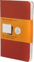 Couverture du livre « Cahier ligne poche couv. souple carton rouge » de Moleskine aux éditions Moleskine Papet