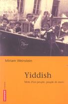 Couverture du livre « Yiddish » de Miriam Weinstein aux éditions Autrement