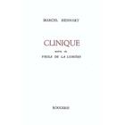 Couverture du livre « Clinique » de Hennart Marcel aux éditions Rougerie