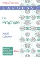 Couverture du livre « Le prophète » de Khalil Gibran aux éditions Larousse