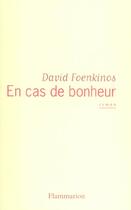 Couverture du livre « En cas de bonheur » de David Foenkinos aux éditions Flammarion