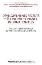 Couverture du livre « Développements récents en économie et finances internationales » de Ahmed Silem aux éditions Armand Colin