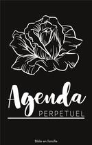 Couverture du livre « Agenda perpetuel - planning avec versets bibliques » de En Famille Bible aux éditions Books On Demand