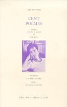 Couverture du livre « Cent poèmes » de Kim Su-Yong aux éditions William Blake & Co