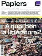 Couverture du livre « Papiers t.28 ; la revue de France culture » de  aux éditions Exils