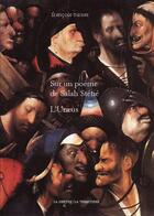 Couverture du livre « Sur un poème de Salah Stétié, l'uraeus » de Francois Turner aux éditions La Nerthe Librairie