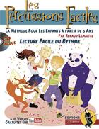 Couverture du livre « Les percussions faciles livre + cd » de Renaud Lemaitre aux éditions Jj Rebillard