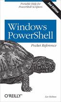 Couverture du livre « Windows PowerShell Pocket Reference » de Lee Holmes aux éditions O'reilly Media