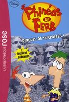 Couverture du livre « Phineas et Ferb t.3 ; dingues de surprises ! » de  aux éditions Le Livre De Poche Jeunesse