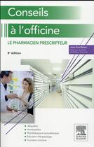 Couverture du livre « Prescription à l'officine (8e édition) » de Jean-Paul Belon aux éditions Elsevier-masson