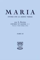 Couverture du livre « Maria - tome 3 - tome 3 » de Hubert Du Manoir De Juaye aux éditions Beauchesne Editeur