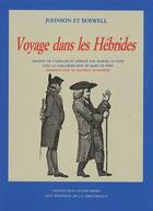 Couverture du livre « Voyage dans les hébrides » de Johnson/Boswell aux éditions La Difference