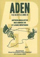 Couverture du livre « Revue aden t.9 » de  aux éditions Aden Belgique