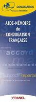 Couverture du livre « Id réflex : aide-mémoire de conjugaison française » de Francoise Menasce aux éditions Arnaud Franel