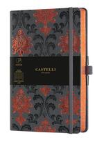 Couverture du livre « Carnet copper and gold grand format ligné baroque copper » de  aux éditions Castelli Milano