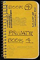 Couverture du livre « Lee lozano private book 4 » de Lozano Lee aux éditions Karma