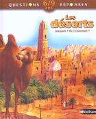 Couverture du livre « Deserts » de Gaff aux éditions Nathan