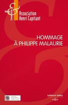 Couverture du livre « Hommage à Philippe Malaurie » de Association Henri Capitant aux éditions Dalloz