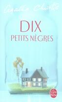 Couverture du livre « Dix petits nègres » de Agatha Christie aux éditions Lgf