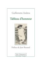 Couverture du livre « Tableau d'honneur » de Guillemette Andreu aux éditions Des Femmes