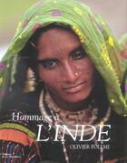 Couverture du livre « Hommage à l'Inde » de Olivier Follmi aux éditions La Martiniere