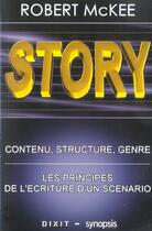 Couverture du livre « Story » de Robert Mckee aux éditions Dixit