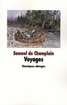 Couverture du livre « Voyages » de Samuel De Champlain aux éditions Ecole Des Loisirs