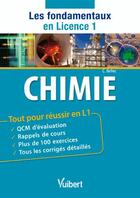 Couverture du livre « Chimie ; licence 1 » de Christian Bellec aux éditions De Boeck Superieur