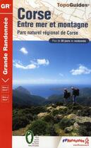 Couverture du livre « Corse, entre mer et montagne ; 2a-2b - gr - 065 » de  aux éditions Ffrp
