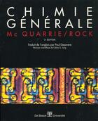 Couverture du livre « Chimie generale » de Mcquarrie aux éditions De Boeck