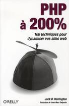 Couverture du livre « Php à 200% » de Herrington aux éditions O Reilly France