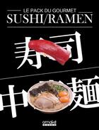 Couverture du livre « Le pack du gourmet ; sushi/ramen » de Hayato Ishiyama et Mikako Hirose et Shinsaku Sumi et Masaji Yamaguchi aux éditions Omake Books