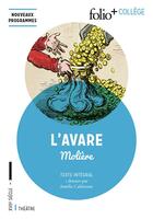 Couverture du livre « L'avare » de Moliere aux éditions Folio