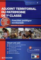 Couverture du livre « Adjoint territorial du patrimoine » de Anne Ducastel aux éditions Foucher