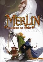 Couverture du livre « Merlin - la quête de l'épée : Intégrale vol.1 : Tomes 1 à 3 » de Jean-Luc Istin et Nicolas Demare et Sandrine Cordurie aux éditions Soleil