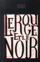 Couverture du livre « Le rouge et le noir » de Stendhal aux éditions Grund