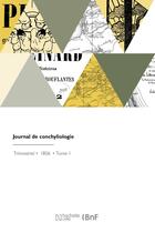 Couverture du livre « Journal de conchyliologie » de Henri Fischer aux éditions Hachette Bnf