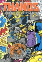 Couverture du livre « Thanos : la guerre de l'infini » de Jim Starlin et Ron Lim aux éditions Panini