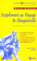 Couverture du livre « Supplément au voyage de Bougainville, de Denis Diderot » de Genevieve Bussac aux éditions Breal