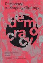 Couverture du livre « Democracy an ongoing challenge » de Hanspeter aux éditions Lars Muller