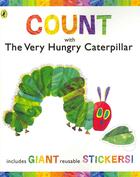 Couverture du livre « Count with the very hungry caterpillar (sticker book) » de Eric Carle aux éditions Children Pbs