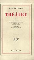 Couverture du livre « Theatre - vol02 » de Cousin/Castro aux éditions Gallimard