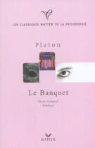 Couverture du livre « Le Banquet » de Massin et Karsenti aux éditions Hatier