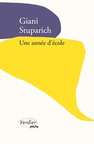 Couverture du livre « Une année d'école » de Giani Stuparich aux éditions Verdier