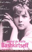 Couverture du livre « Journal » de Marie Bashkirtseff aux éditions Mercure De France