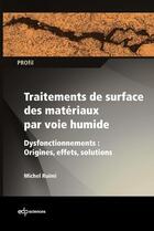 Couverture du livre « Traitements de surface des matériaux » de Michel Ruimi aux éditions Edp Sciences