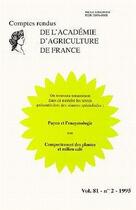 Couverture du livre « Payen et l'enzymologie ; comptes rendus de l'aaf t.81 n.2 » de  aux éditions Medecine Sciences Publications