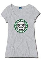 Couverture du livre « Star wars stormtrooper fem. grey melange m » de  aux éditions Cotton Division